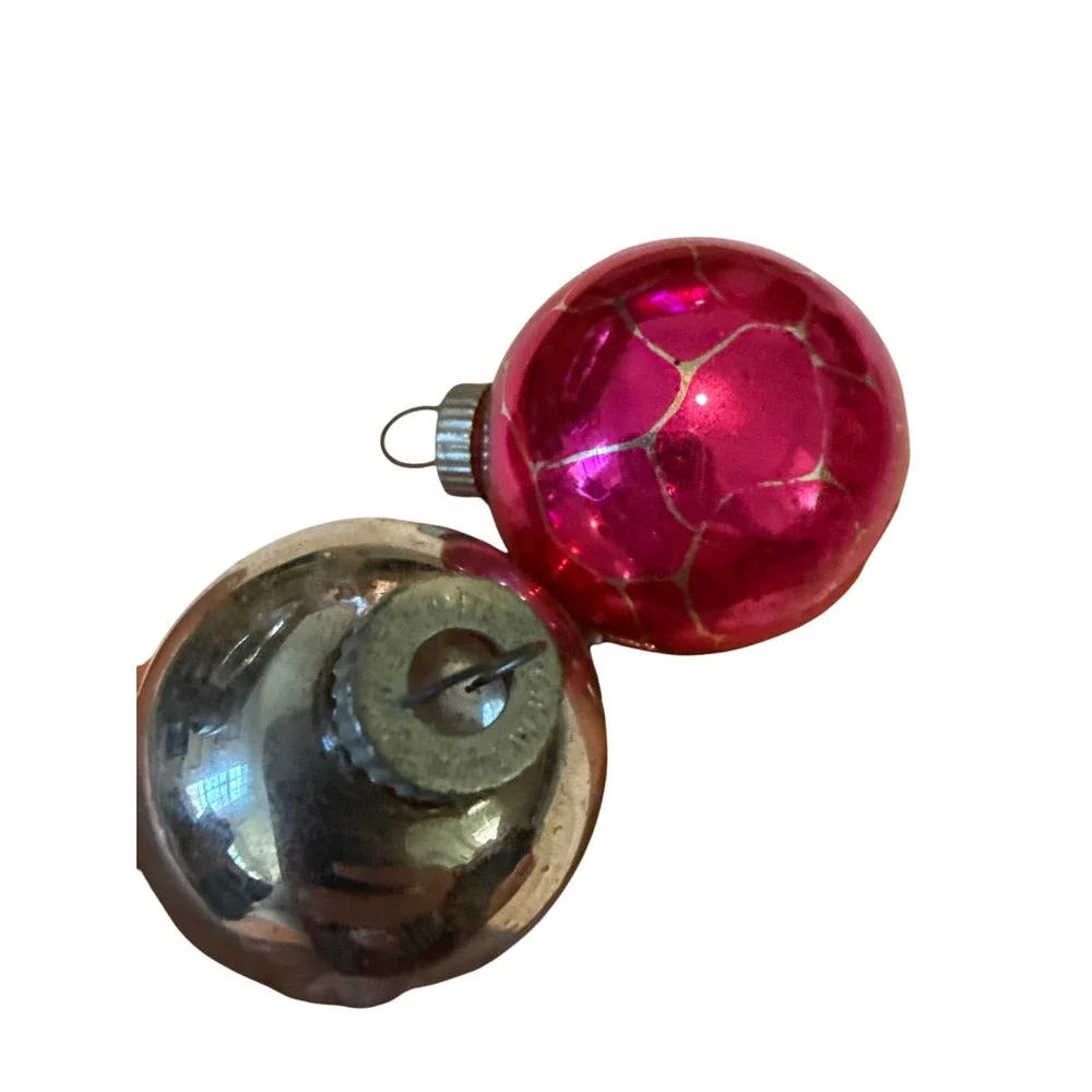 Shiny Brite pair shiny